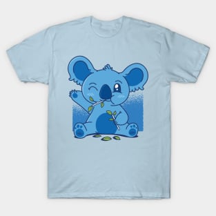 Cute Koala Eating Eucalyptus T-Shirt